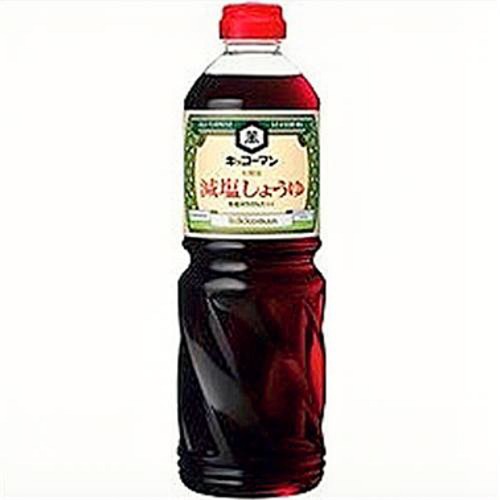 【萬】減塩しょうゆ　1Lマンパック×6