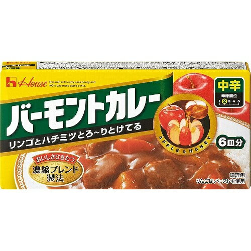 ハウス バーモントカレー中辛 230g×10