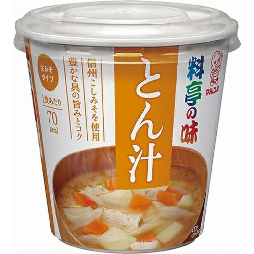 マルコメ カップ料亭の味とん汁 1食×6 マルコメ カップ料亭の味とん汁 1食×6