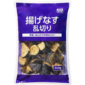 業務スーパー　揚げなす乱切り 500g×1