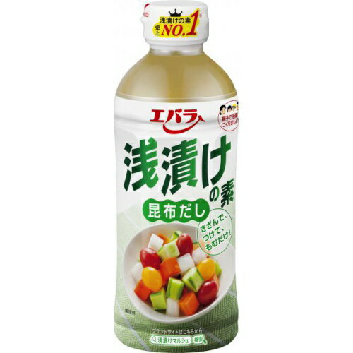 エバラ食品浅漬けの素昆布だし 500ml 12入り