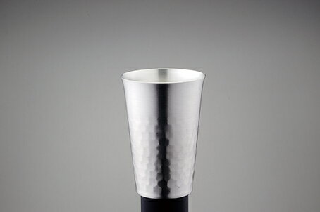 華タンブラーストレート 槌目 90ml 艶消し×4