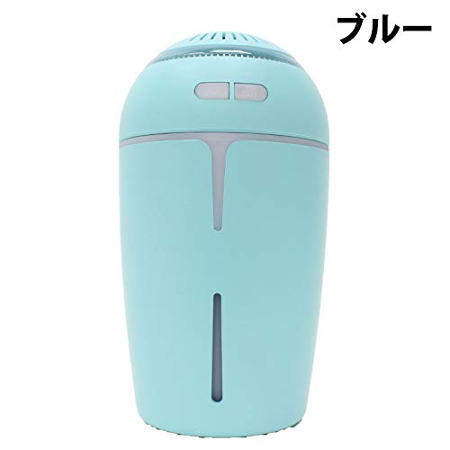 USBポート付き イルミネーション ミニ加湿器 PH180903 ブルー×6