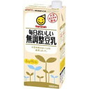 マルサン　毎日おいしい無調整豆乳1L×6