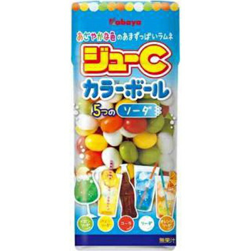 カバヤ　ジューCカラーボールソーダ×10の商品画像