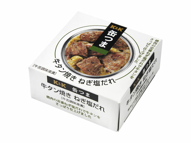 K&K 缶つま 牛タン焼き ねぎ塩だれ 60g x6