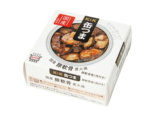 K&K 缶つま 国産 豚軟骨 直火焼 40g x12 K&K 缶つま 国産 豚軟骨 直火焼 40g x12