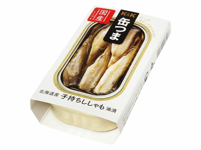 K&K 缶つま 北海道産 子持ちししゃも 75g x12