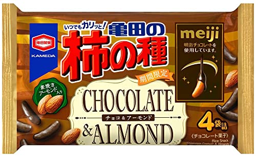 【賞味期限2023年7月3日】亀田　柿の種　チョコ＆アーモンド73g×12のサムネイル