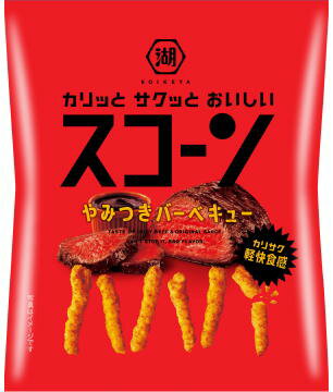 湖池屋　小袋スコーン　やみつきバーベキュー33g×24