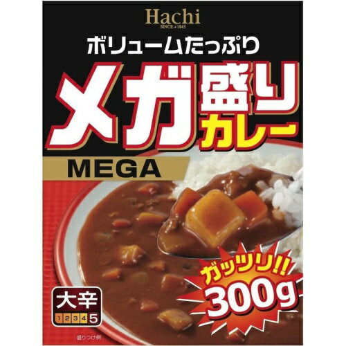 ハチ食品 メガ盛りカレー大辛 300g×20 ハチ食品 メガ盛りカレー大辛 300g×20