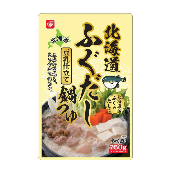ベル食品 北海道ふぐだし豆乳仕立て鍋つゆ 750g x12