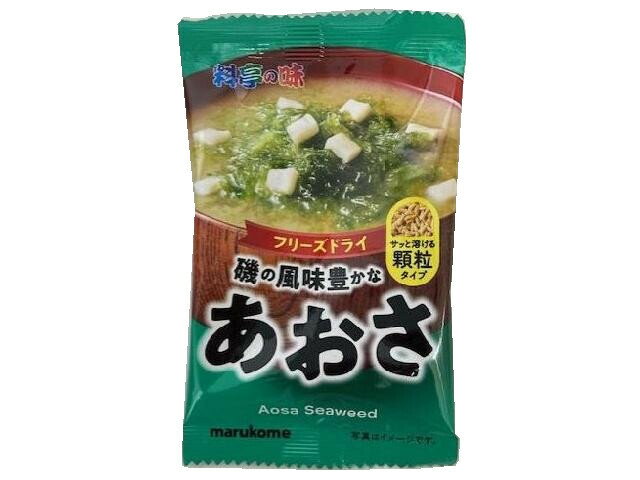 マルコメ フリーズドライ顆粒みそ汁 料亭の味あおさ 7g x10