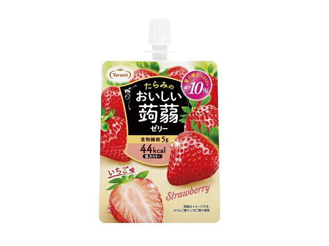 たらみ おいしい蒟蒻ゼリー いちご味 150g x 6(4)