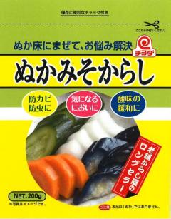 ぬかみそからしはからしの防虫、防腐効果を利用し、ぬか床をより良い環境に整えるための商品です【原材料】からし（カナダ）、卵殻、陳皮、唐辛子、山椒（一部に玉子を含む）【内容量】200g【賞味期限】別途商品ラベルに記載【保存方法】直射日光および高温多湿の場所を避けて保存【製造者】チヨダ合計税込￥3,980以上購入で送料無料！