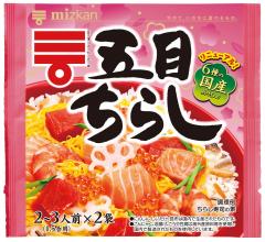 ご飯に混ぜるだけでできるちらし寿司の素。6種類の国産具材を使用した、彩り鮮やかなちらし寿司の素です。ご飯に混ぜるだけの手軽さでちらし寿司が出来上がります。普段のお食事からハレの日には色々なトッピングをして、家族みんなでお楽しみいただけます。合計税込￥3,980以上購入で送料無料！