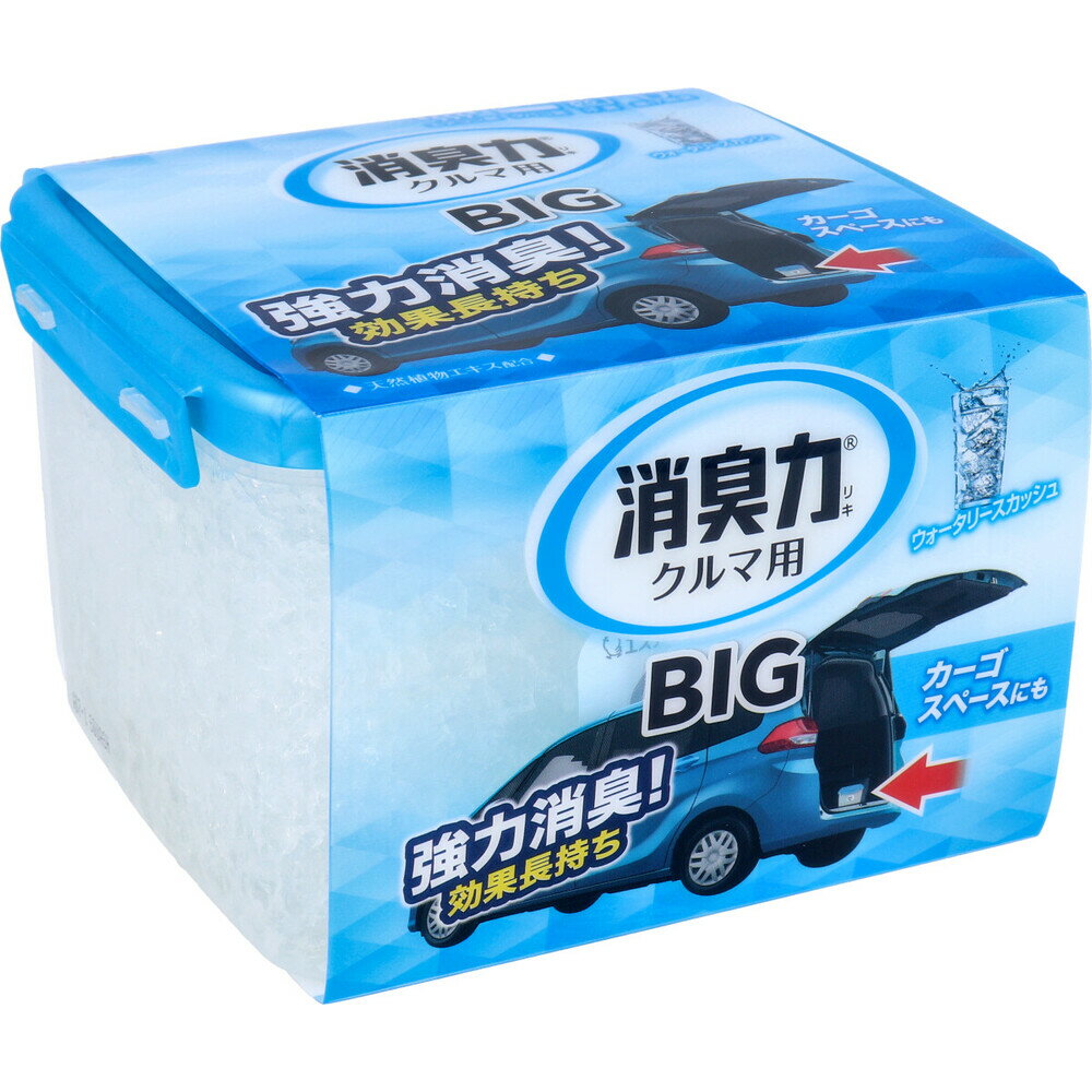 クルマの消臭力 BIG ウォータリースカッシュ 大容量900g×12