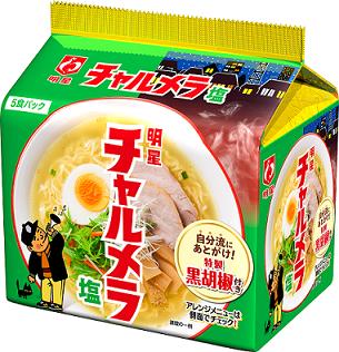 おまとめマーケット 明星(袋5食)チャルメラ しお×6