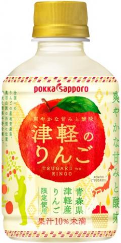ポッカS 津軽のりんご P280ml ×24