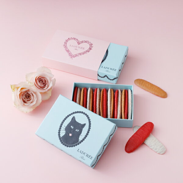 【LADUREE 公式】 ラングドシャ サブレ クール・タンドル バレンタイン【送料無料】ラデュレ チョコレート 送料無料 ギフト プレゼント お祝い 通販 贈り物 詰め合わせ お菓子 焼き菓子 洋菓子 クッキー マカロン 有名 スイーツのサムネイル