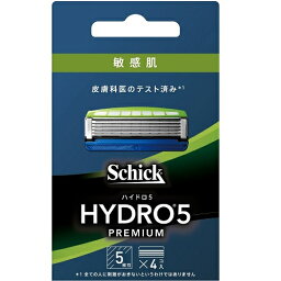 シック　ハイドロ5　プレミアム　敏感肌　替刃　4個入