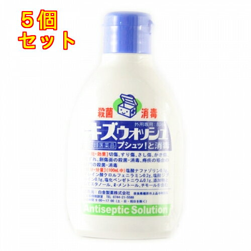 キズウォッシュ　80ml×5個