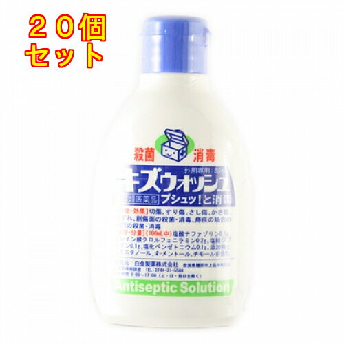 キズウォッシュ　80ml×20個