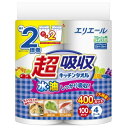 大王製紙 エリエール 超吸収 キッチンタオル(100カット×4ロール)×10個※取り寄せ商品 返品不可
