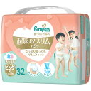 P&G　パンパース　肌へのいちばん　超吸収スリムパンツ　ビッグ　XL（12-22kg）　32枚