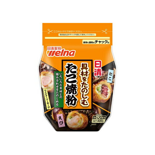 日清　具材をたのしむたこ焼粉　400g×6個