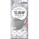 三次元ダイヤモンド マスク グレー 5枚※取り寄せ商品 返品不可