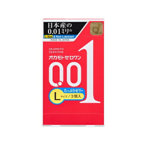 オカモト　ゼロワン　L　たっぷりゼリー　3個入り