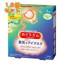 花王 めぐりズム 蒸気でホットアイマスク カモミールの香り 5枚入×12個