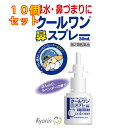 【第2類医薬品】クールワン鼻スプレー 30ml【セルフメディケーション税制対象】×10個