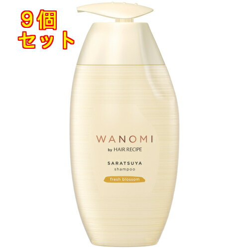 和の実　by　ヘアレシピ　さらつや　シャンプー　ポンプ　350mL×9個※取り寄せ商品　返品不可