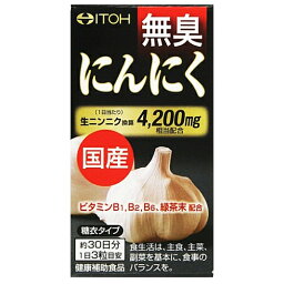 井藤漢方　国産　無臭にんにく　90粒※取り寄せ商品　返品不可