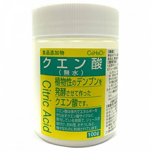 大洋製薬　食品添加物　クエン酸（無水）　100g