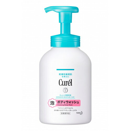 5900円(税込)以上で送料無料!【医薬部外品】キュレル 泡ボディウォッシュ ポンプ 480ml