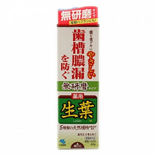 【医薬部外品】生葉 薬用ハミガキ 無研磨タイプ 95g