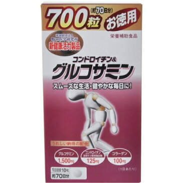 【ポイントボーナス】野口医学研究所 コンドロイチン&グルコサミン 700粒※取り寄せ商品(注文確定後6-20日頂きます) 返品不可