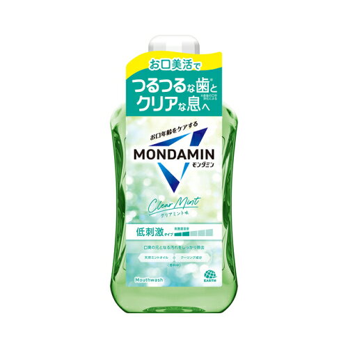 ※商品リニューアル等によりパッケージ及び容量は変更となる場合があります。ご了承ください。独自の洗浄成分配合で、口臭の元となるお口の汚れをしっかり除去します。心地よいクリアミントの香味です。 名称 洗口液 内容量 1000mL 使用方法・用法及び使用上の注意 ・服液ではないので飲まない。・口中の異常、発疹、かゆみ等の症状が現れた場合は使用を中止し、医師に相談する。 発売元、製造元、輸入元又は販売元、消費者相談窓口 アース製薬株式会社〒101-0048　東京千代田区田司町2丁目12番1号電話：0120-81-6456　受付時間：9：00-17：00(土、日、祝日を除く) 原産国 日本 商品区分 歯みがき用品 広告文責　株式会社レデイ薬局　089-909-3777薬剤師：池水　信也,,