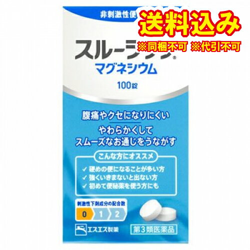 定形外）【第3類医薬品】エスエス製薬 スルーラックマグネシウム 100錠