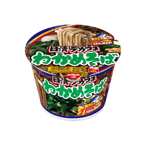 日清 デカうま わかめそば 106g×12個