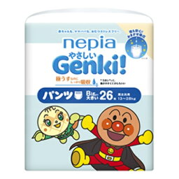 ネピア　やさしいGenki!パンツ　Bigより大きいサイズ　26枚×4個