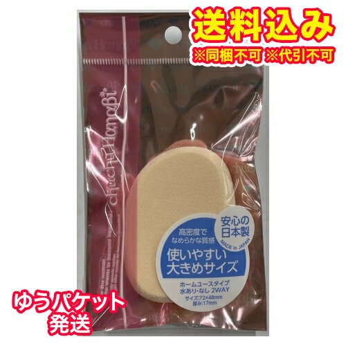 ゆうパケット）ホームユース用パフ　HNIS19　1個