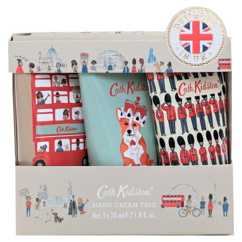 Cath　Kidston（キャスキッドソン）ハンドクリーム　トリオロイヤルコーギー※取り寄せ商品　返品不可