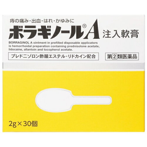 【第(2)類医薬品】ボラギノールA注入軟膏（2g×30個）