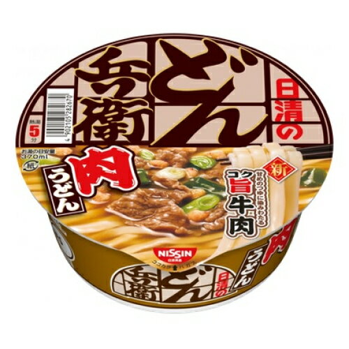 日清　日清のどん兵衛　肉うどん　86g×12個