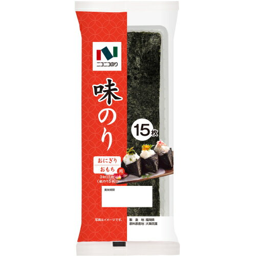 ニコニコのり 味のり(3切15枚)×10個