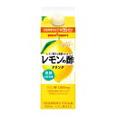 ポッカサッポロ レモン果汁を発酵させて作ったレモンの酢 紙パック 500ml×6個